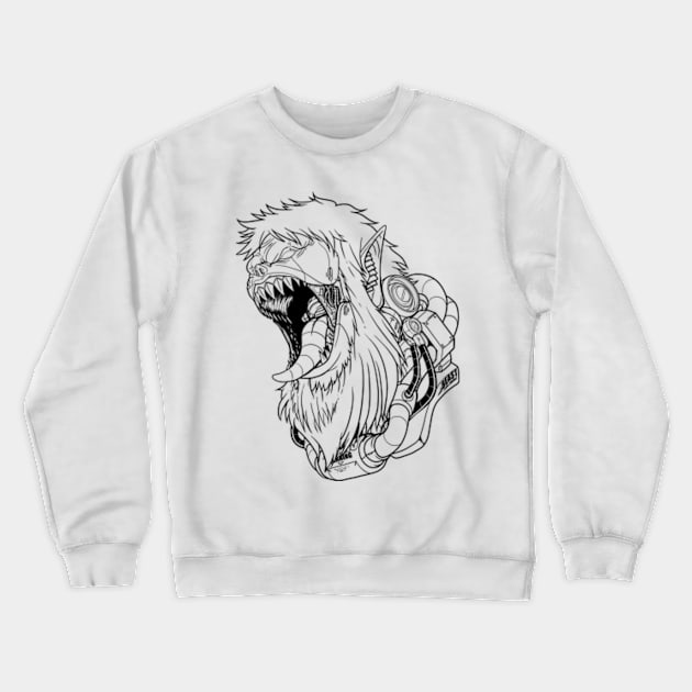 beast Crewneck Sweatshirt by VisualNoise